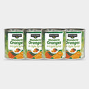 4 Cans Clover Valley Canned Mandarin Oranges, 11 oz