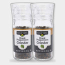 2 Jars Clover Valley Black Pepper Grinder, 1.06 oz