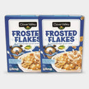 2 Boxes Clover Valley Frosted Flakes Breakfast Cereal, 10.5 oz