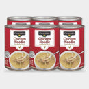 6 Cans Clover Valley Condensed Soup Chicken Noodle, 10.5 fl oz