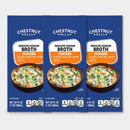 3 Cartons Chestnut Hill Chicken Reduced Sodium Broth, 32 fl oz