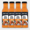 4 Bottles Chestnut Hill Wing Sauce Medium, 12 fl oz