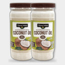 2 Bottles Clover Valley Coconut Oil, 15 oz