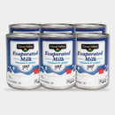 6 Cans Clover Valley Evaporated Milk with Vitamin D, 12 fl oz