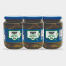 3 Jars Clover Valley Kosher Baby Dills, 24 fl oz