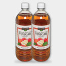 2 Bottles Clover Valley 5% Pure Apple Cider Vinegar, 32 oz