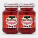 2 Jars Clover Valley Maraschino Cherries, 10 oz