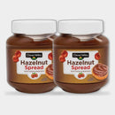 2 Jars Clover Valley Chocolate Hazelnut Spread, 13 oz