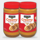 2 Jars Clover Valley Creamy Peanut Butter, 40 oz