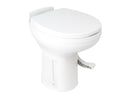 Aqua-Magic Residence Toilet Low Profile White Pedal Flush Soft Close RV Camper