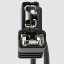 Windshield washer pump connector terminal view