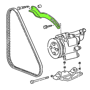 Smog Pump Adjuster for TLC Saginaw Pump Conversion-16848