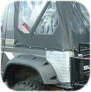 New Soft Top Suzuki Samurai Diamond Plate Corner Skins-152