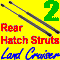 Pair of Rear Hatch Struts FJ60 FJ62 Toyota Land Cruiser-181