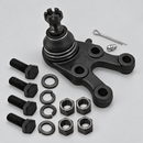 One SKP SK500076 front lower right ball joint with four mounting bolts, four nuts and four washers