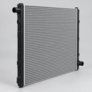 Charge-air cooling radiator side view