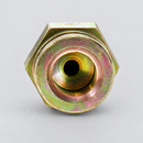 Front brake hydraulic hose fitting view