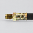Front brake hydraulic hose male fitting detail