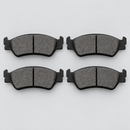 Front ceramic brake pad set friction surface view