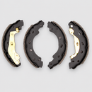 Rear drum brake shoe set