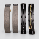 Rear drum brake shoe set alternate view