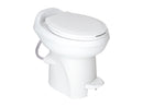 Aqua-Magic Style Plus Toilet High Profile White Pedal Flush RV Camper Motorhome