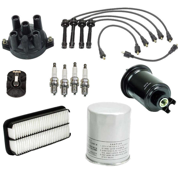 Tune Up Kit Suzuki Sidekick Geo Tracker 92-95 Air Oil Fuel Filter Cap Rotor 16V-0