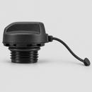 Tethered vented fuel tank cap view 4