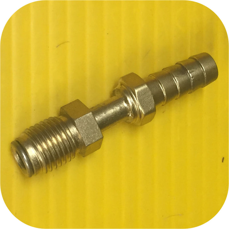 Toyota Mini Truck Power Steering Return Line Gearbox Nipple - 14x1.5mm to 3/8 barb-0