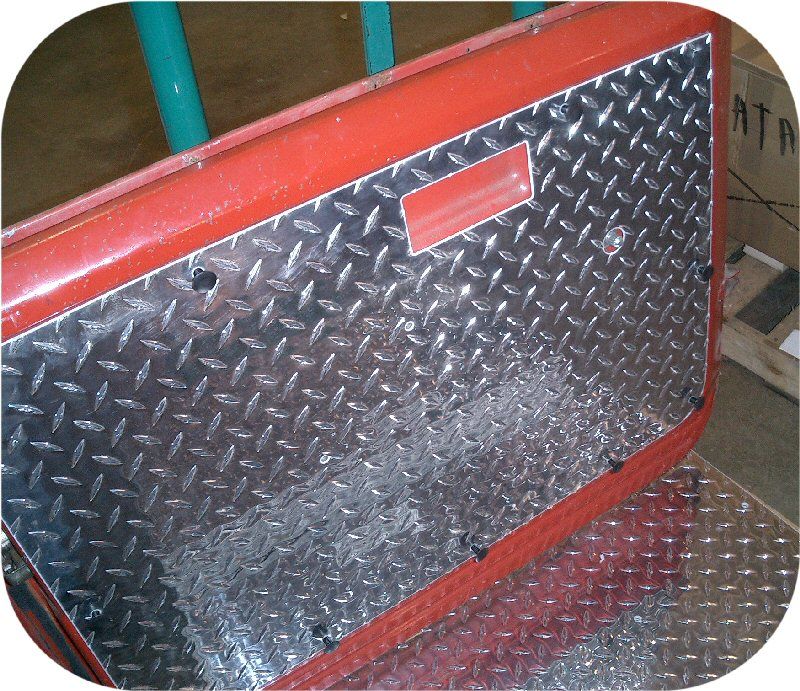 Diamond Plate Door Panel Set for Toyota Land Cruiser FJ40 FJ45 Hard Top Doors-5027
