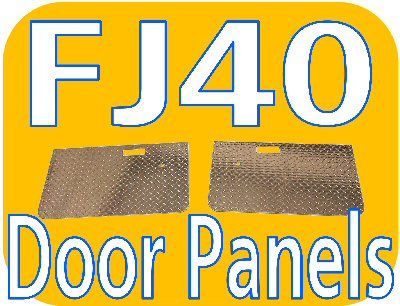 Diamond Plate Door Panel Set for Toyota Land Cruiser FJ40 FJ45 Hard Top Doors-5028