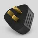 110v / 30 amp RV power cord adapter front view