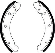 Rear Brake Shoe Set VW Bug Super Beetle Ghia 68 up 924-0