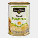 6 Cans Clover Valley Canned Sliced Potatoes, 15 oz