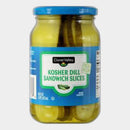 3 Jars Clover Valley Kosher Dill Sandwich Slice Pickles, 16 fl oz