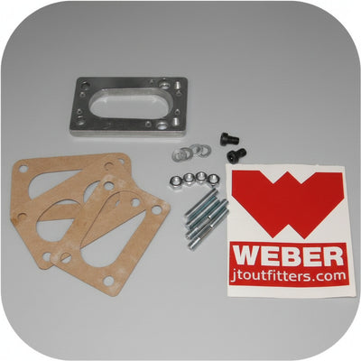 Weber Carburetor Manifold Adapter for Nissan 720 Pickup Truck Z24 Carb-0