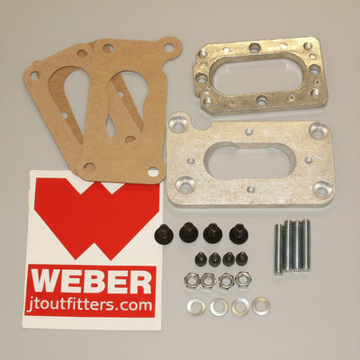 Weber Carburetor Manifold Adapter for Mazda Pickup Truck B2000 B2200 Carb 32/36-0