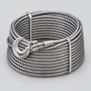100-foot 3/8-inch steel winch cable coil
